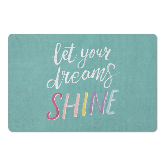 Let Your Dreams Shine 18" x 27" Floor Mat